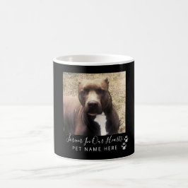 Taza De Café Mascota de Perdida de Perros Foto conmemorativa Bl