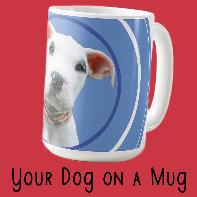 Taza De Café Mascota de perro lindo foto de mamá papá abuelo (Subido por el creador)