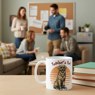 Taza De Café Mascota del profesor Golden Retriever