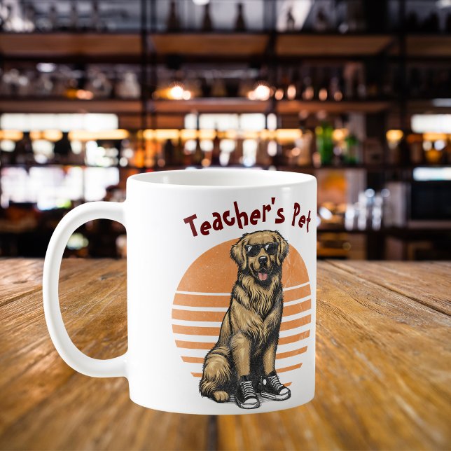 Taza De Café Mascota del profesor Golden Retriever (Subido por el creador)