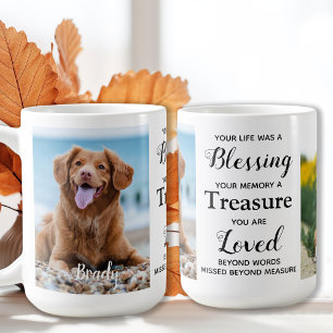 Taza De Café Mascota en memoria de la pérdida de perro de Keep