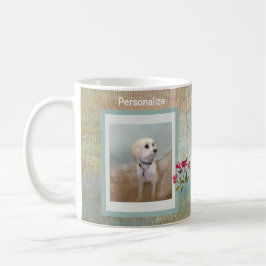 TAZA DE CAFÉ MASCOTA FOTO TEXTURED BACKGROUNE CAFFEE