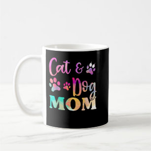 Taza De Café Mascota Gato Perro Mami Camisa Por Mujeres, Día De