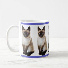 Taza De Café Mascota gatuno siamés Destiny Zazzle