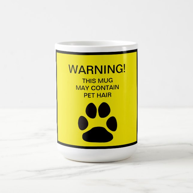 Taza De Café Mascota Hair Mug (Centro)