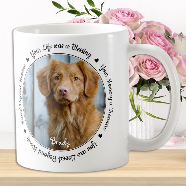 Taza De Café Mascota Loss Sympathy Keepsake Perro Mascota (Subido por el creador)