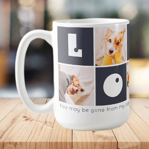 Taza De Café Mascota Memorial Fotos de recuerdo moderno Keepsak