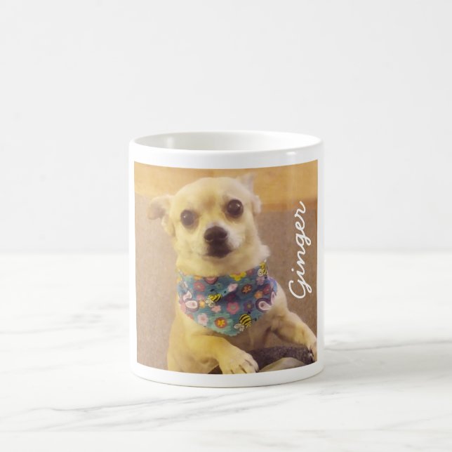 Taza De Café Mascota personalizado de Chihuahua (Centro)