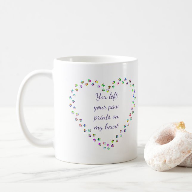 Taza De Café Mascota Personalizado de perro (Con donut)