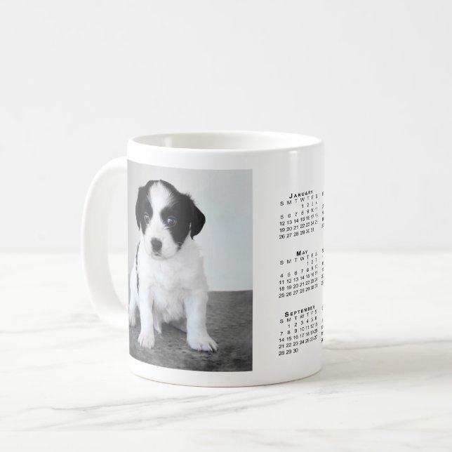 Taza De Café Mascota personalizado Foto 2025 Calendario Café Mu (Anverso izquierdo)