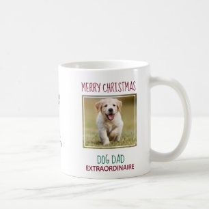 Taza De Café Mascota Personalizado lindo foto perro papá