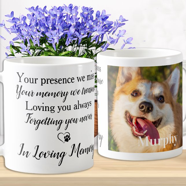 Taza De Café Mascota personalizado Memorial Poema Simpatía Perr (Subido por el creador)