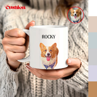Taza De Café Mascota personalizado Mug / Café fotográfico perso