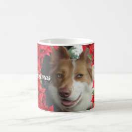 Taza De Café Mascota personalizado Navidades fotográficos
