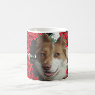 Taza De Café Mascota personalizado Navidades fotográficos