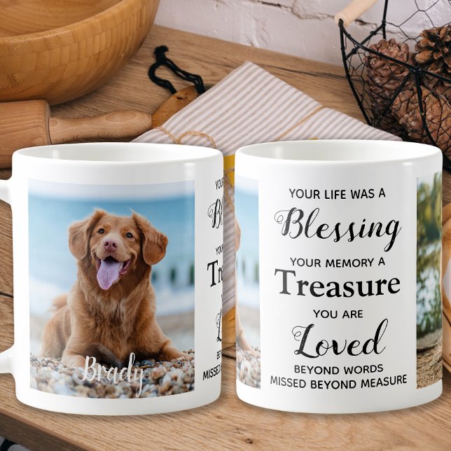 Taza De Café Mascota personalizado pierde foto conmemorativa de (Subido por el creador)