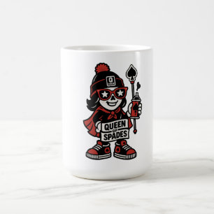Taza De Café Mascota Queen of Spades Street - Pro Grind Edition