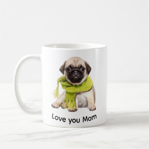 Taza De Café Mascota Simple Personalizado Moderno Foto Texto Ca