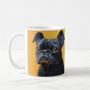 Taza De Café Mascota Simple y Moderno Nombre y foto de la tipog