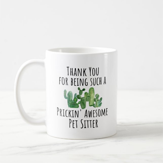 Taza De Café Mascota Sitter Walker (Izquierda)