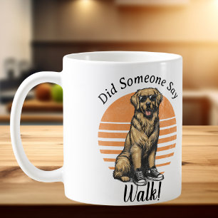 Taza De Café Mascotas/ ¿Alguien dijo paseo!