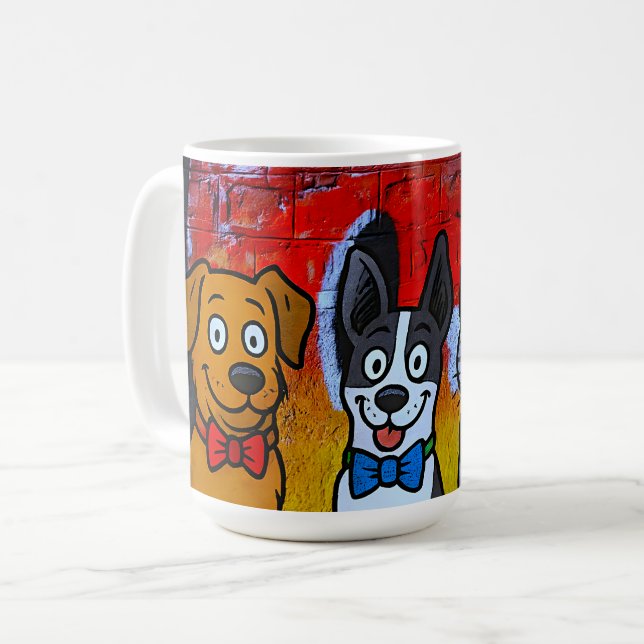 Taza De Café Mascotas urbanos (Anverso izquierdo)