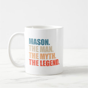 Taza De Café Mason El Hombre El Mito La Leyenda