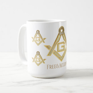 Taza De Café Masonic Golden Rush