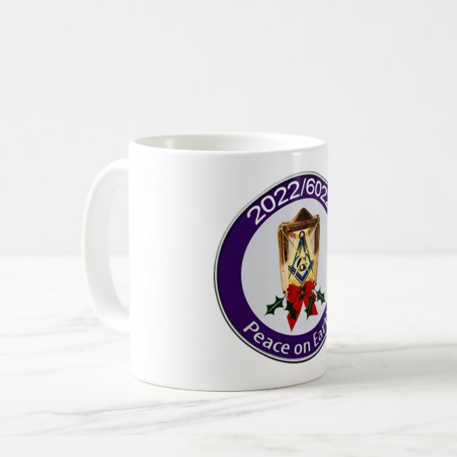 Taza De Café Masonic New Years Mug (Anverso izquierdo)
