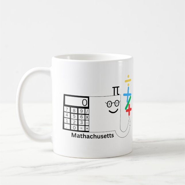 Taza De Café Massachusetts Mathachusetts Mug (Izquierda)