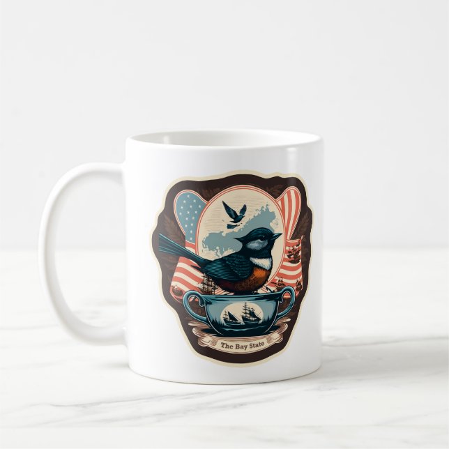 Taza De Café Massachusetts - The Bay State (Izquierda)