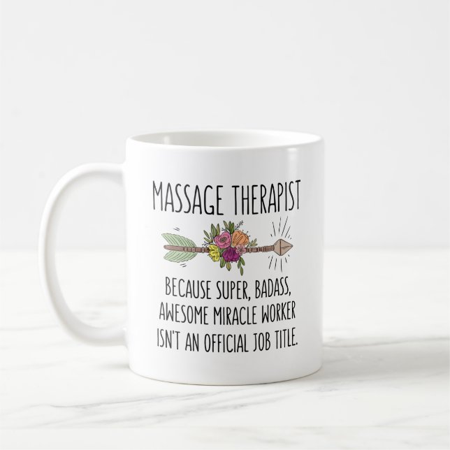 Taza De Café Massage Therapist Gift Thank You Appreciation Gift (Izquierda)
