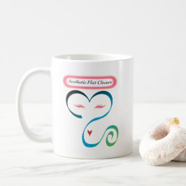 Taza De Café Mastectomía bilateral estética de cierre plano