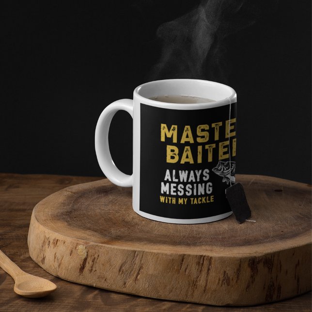 Taza De Café Master Baiter Fishing (Subido por el creador)