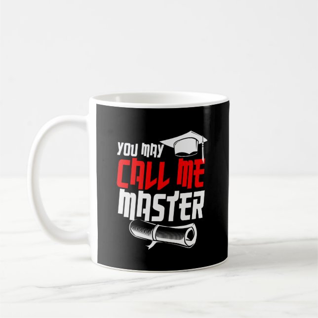 Taza De Café Master Degree Graduation Gift 2022 MSW MBA  (Izquierda)