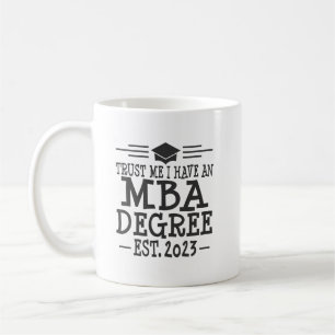 Taza De Café Máster en administración de empresas MBA Graduatio