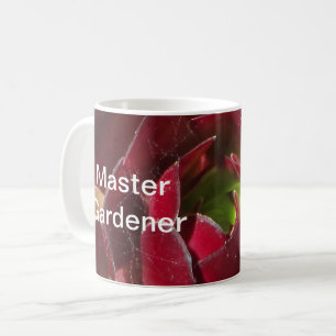 Taza De Café Master Gardener Red Succuler Photo Landscaper