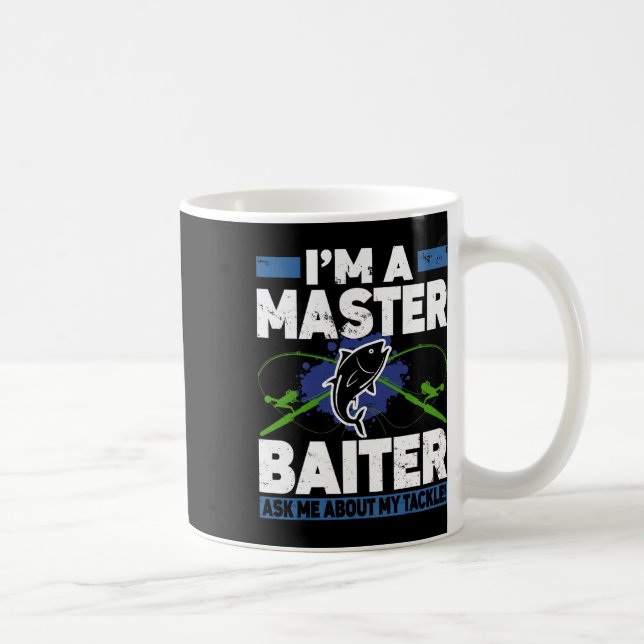 Taza De Café Master Iter Shirt Funny Fishing Fisherman Fish  (Derecha)