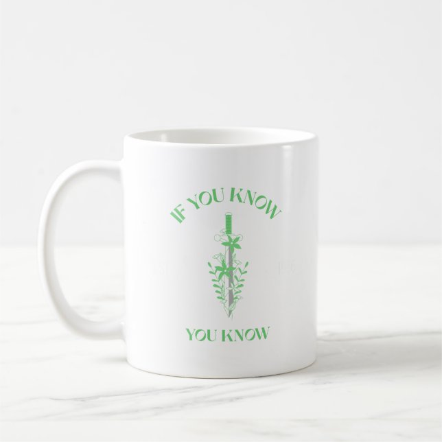 Taza De Café Master Video Game Sword IYKYK Mug (Izquierda)