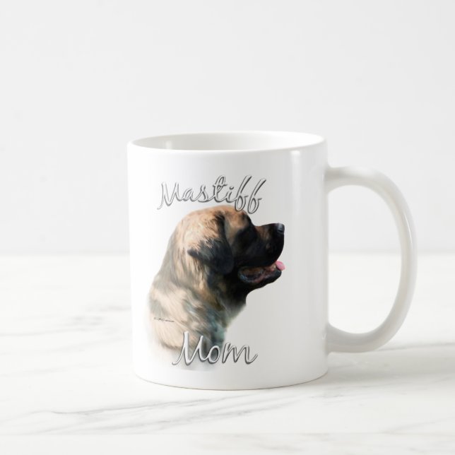 Taza De Café Mastiff (esponjosa) Mamá 2 (Derecha)