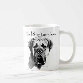 Taza De Café Mastiff Happy Face
