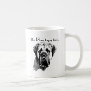 Taza De Café Mastiff Happy Face