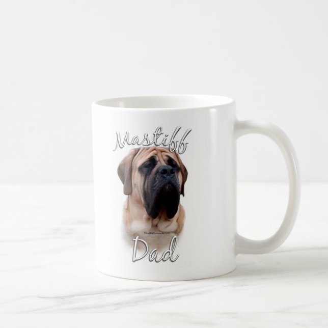 Taza De Café Mastiff (padre) Papá 2 (Derecha)