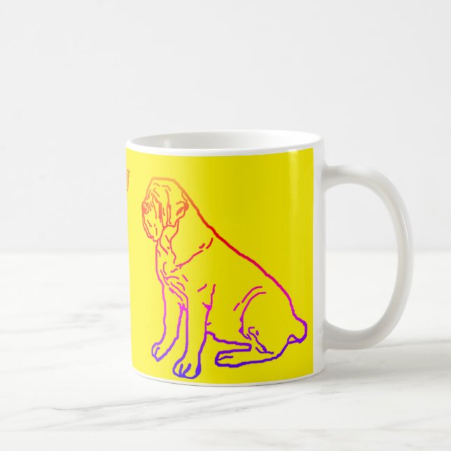 Taza De Café Mastiff Pilou Kaffeetasse (Derecha)
