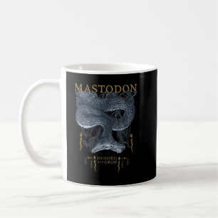 Taza De Café Mastodon - Serpiente aplastada y sombría 