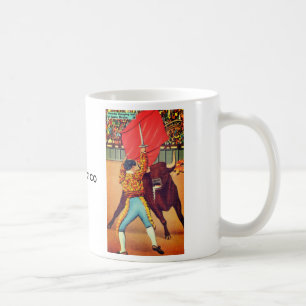 Taza De Café Matador con capa y toro, Ciudad Juárez, México