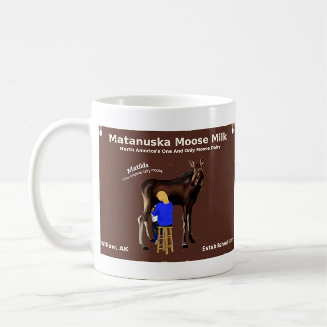 Taza De Café Matanuska Moose Milk (Izquierda)