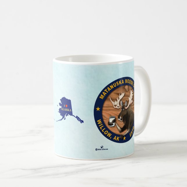 Taza De Café Matanuska Moose Milk (Anverso derecho)