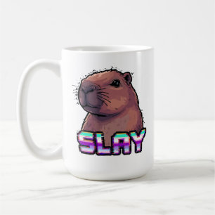 Taza De Café Matar Carpincho Meme Divertido de Animal
