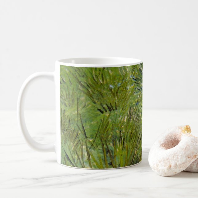 Taza De Café Matas de hierba de Vincent van Gogh (Con donut)